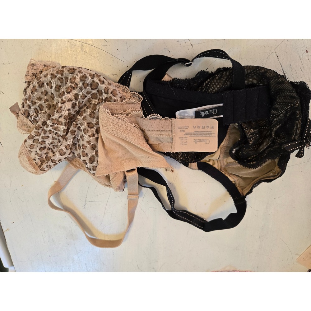 Lot of Two Chantelle Bras 32DDD And 32DD